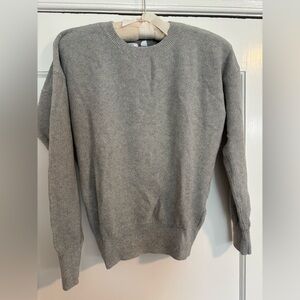 GAP Kids Gray and Silver Crewneck Sweater
